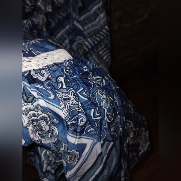 Lucky Brand Halter Top Maxi Dress, Ties At Back Of Neck, Ruffle Hem - Picture 8 of 14